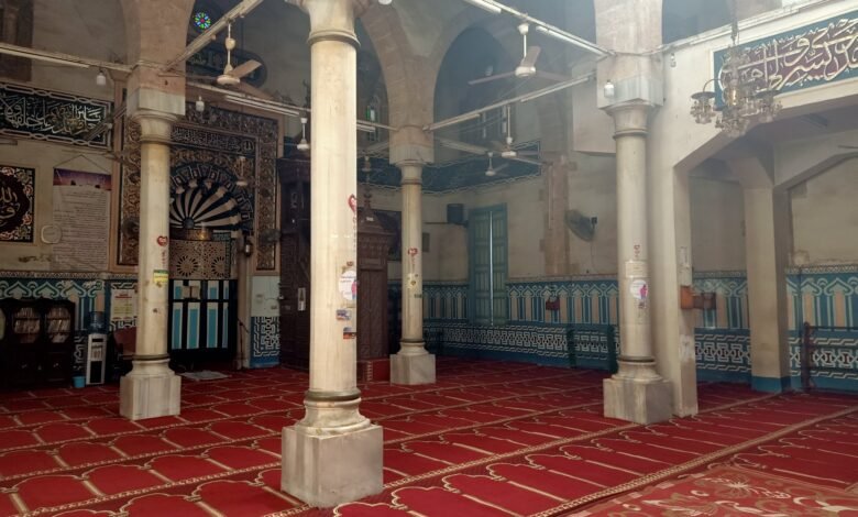 مسجد الديرى فى بنى سويف.. افتتحه الملك فاروق ويضم أعمدة رخامية من إيطاليا